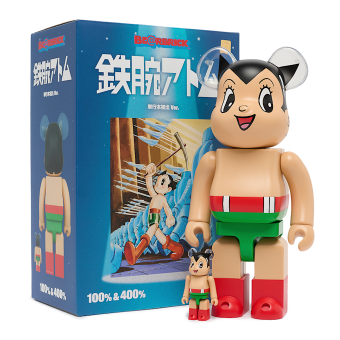 Medicom Bearbrick Astro Boy First Color Ver. 400% & 100% Undefined Color 90881 4