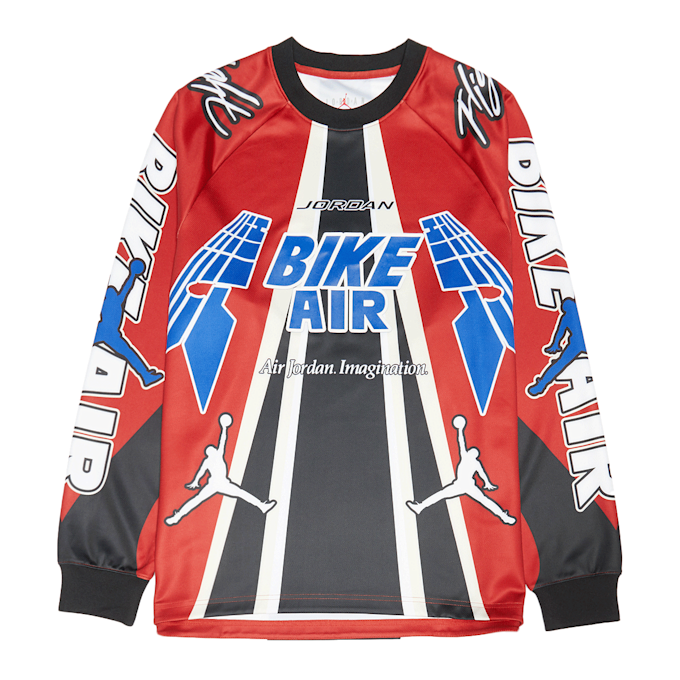 Jordan x Nigel Sylvester "Bike Air" Jersey red 87512 1