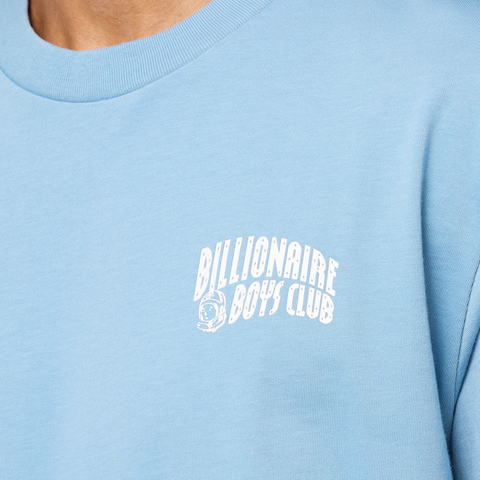 Billionaire Boys Club Small Arch Logo T-Shirt powder blue white logo blue 91436 5