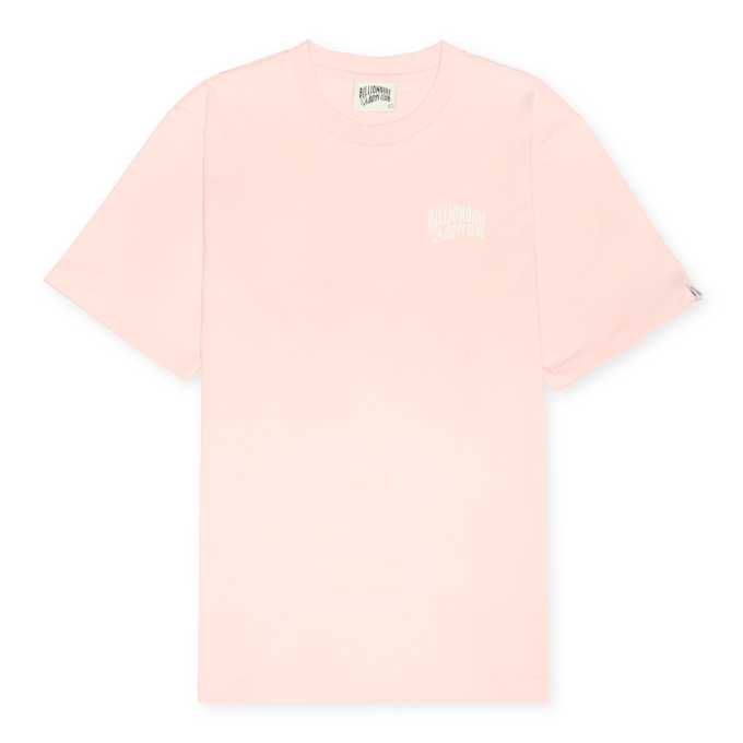 Billionaire Boys Club Small Arch Logo T-Shirt powder pink white logo light pink 91438 1