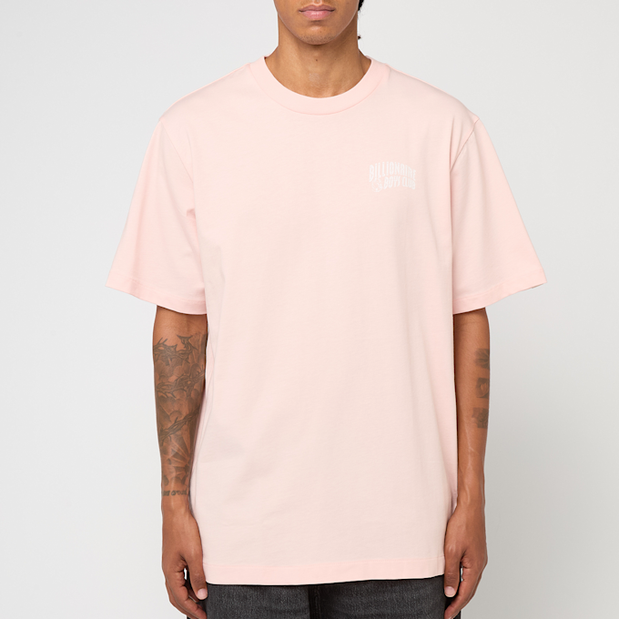 Billionaire Boys Club Small Arch Logo T-Shirt powder pink white logo light pink 91438 2