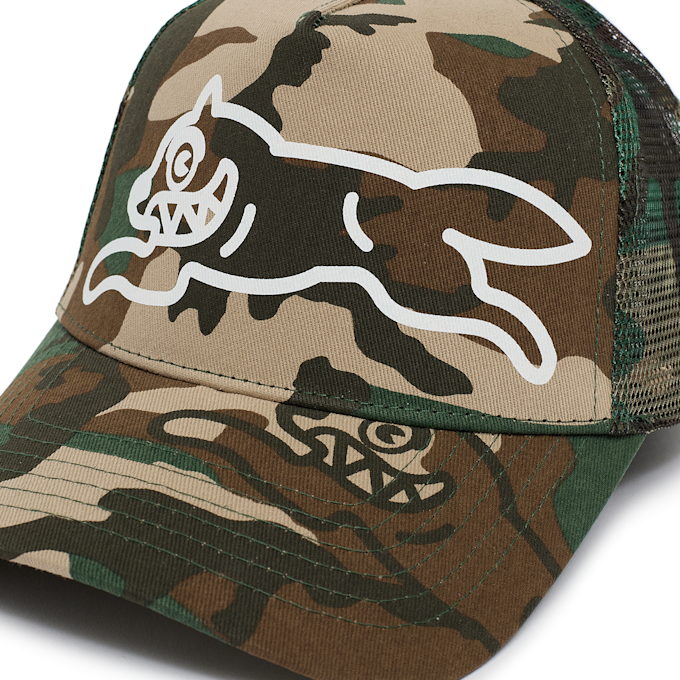 ICECREAM Running Dog Woodland Camo Trucker Cap camouflage 89322 3