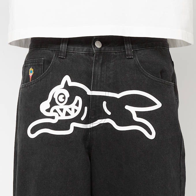 ICECREAM Running Dog Triple Scoop Denim Pants black 88623 5