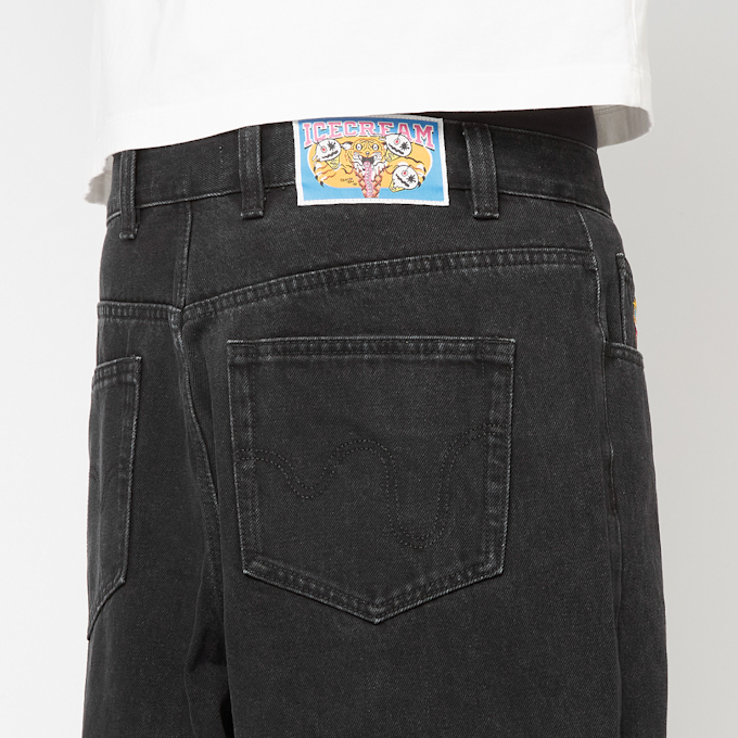 ICECREAM Running Dog Triple Scoop Denim Pants schwarz 88623 6