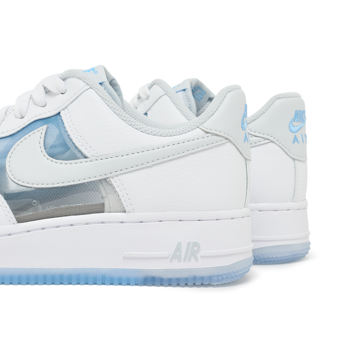 Nike W Air Force 1 Retro Qs white/pure platinum-univ blue weiß 94151 5