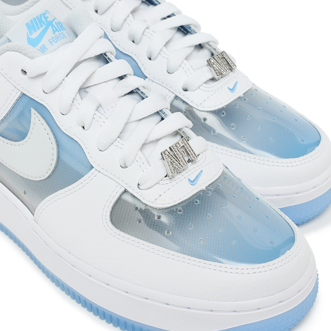 Nike W Air Force 1 Retro Qs white/pure platinum-univ blue weiß 94151 6
