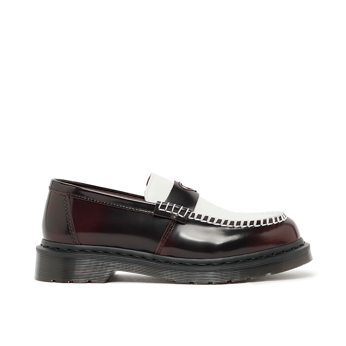 Dr. Martens Wmns Penton Heart Loafer rood 96168 2