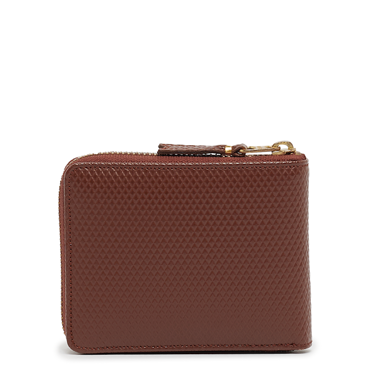 COMME des GARCONS WALLET 国内買付 Luxury COMME des GARCONS Square Luxury Leather Zip Wallet/ See