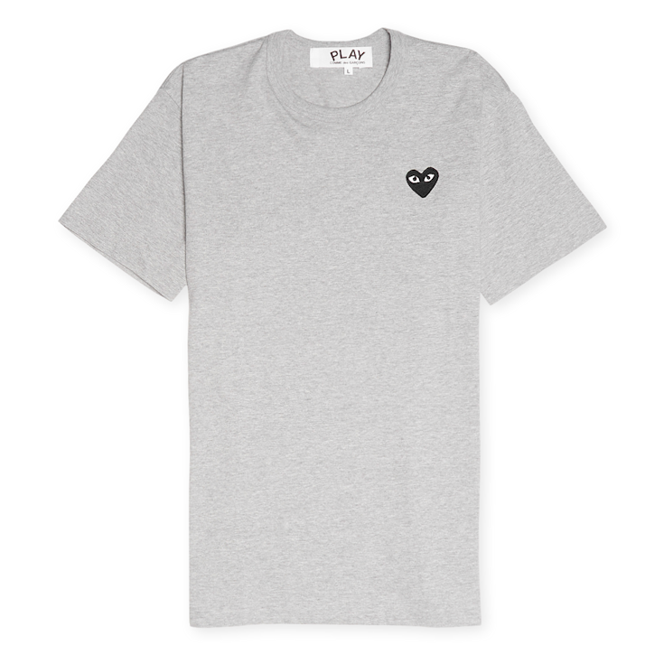 Comme Des Garcons SHIRT FOT026S251BLACK 関税送料込 COMME DES GARCONS SHIRT Black T-shirt with printed logo FO