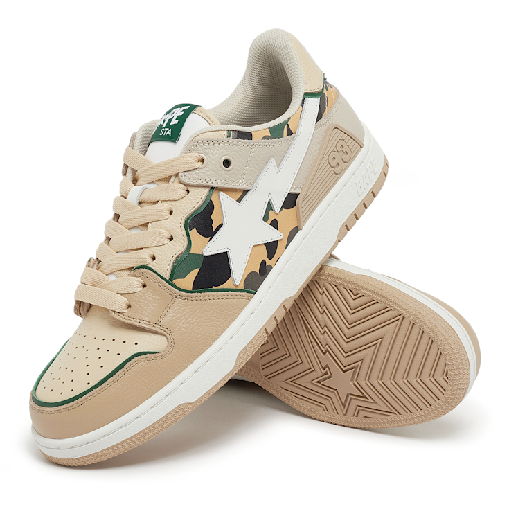 保田ページです♡ Buy A Bathing Ape Wmns SK8 Sta #4 L in beige