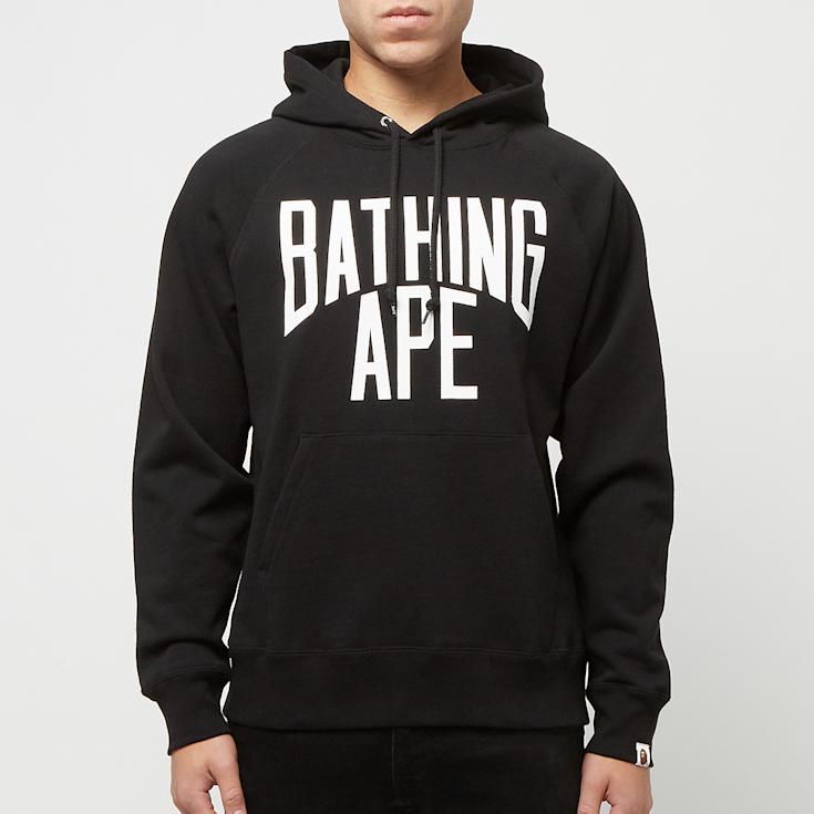 Buy A Bathing Ape NYC Logo Pullover Hoodie in black