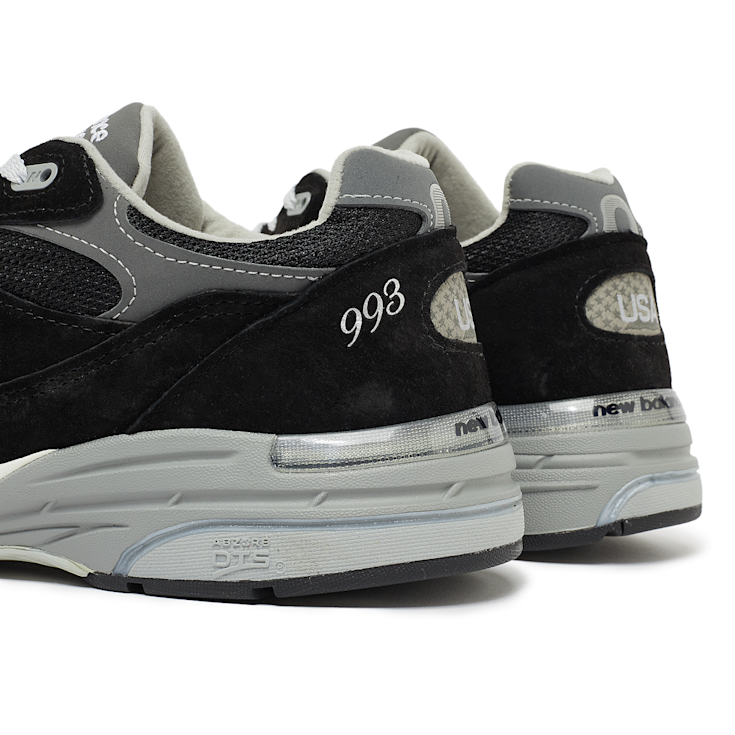 New Balance 993 Running Shoes Sneakers Black Gray MR993BK
