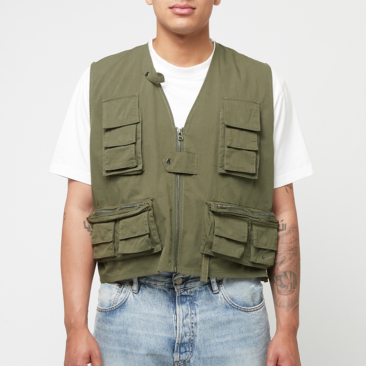 Buy Nike Life Utility Vest in green | FN3214-325 at solebox