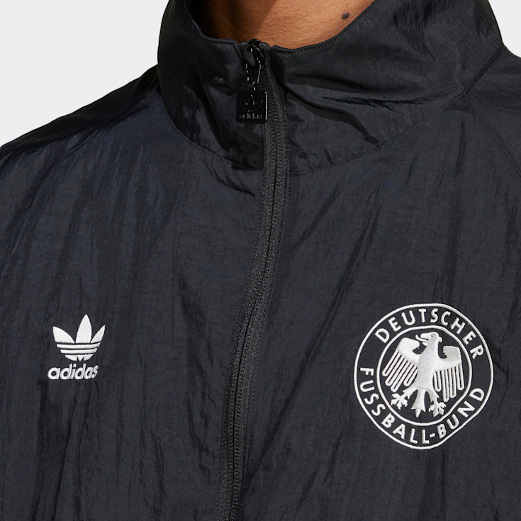 Buy adidas Originals Germany DFB Tracksuit Top in black IY7049