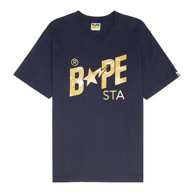Color Camo Bape Sta Logo Tee M