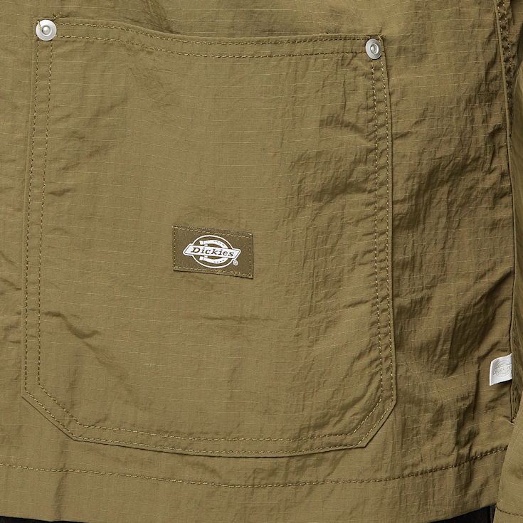 E32【US輸入】Dickies　ワークジャケット【メンズ2XL】カーキ Buy Dickies Texture Nylon Work Jacket in grün | DK0A4Z2BMYV1