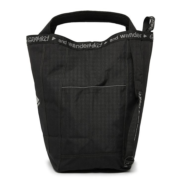 Buy Gramicci x And Wander Multi Patchwork 2Way Pack in zwart