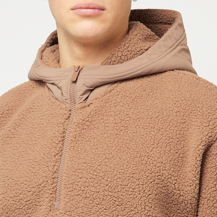 Buy Jordan Flight Sherpa Hoodie in brun FV7452-223 at solebox - Main Image
