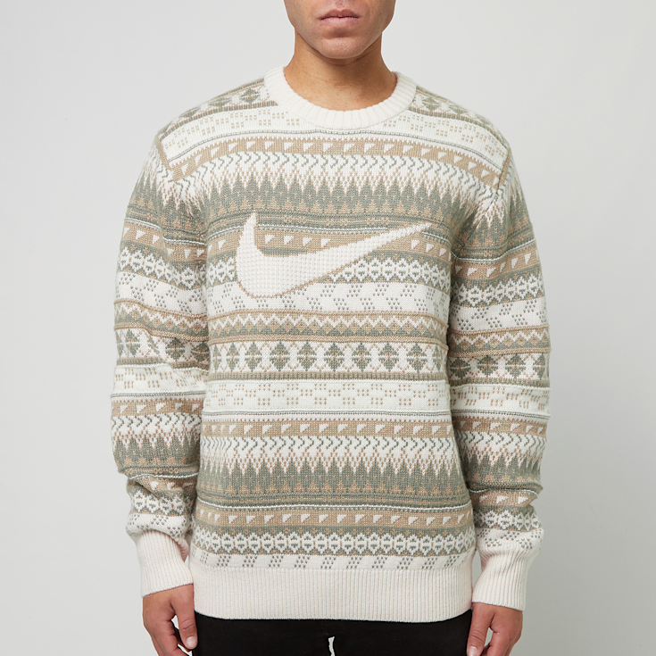 Fair Isle Swoosh-Pullover