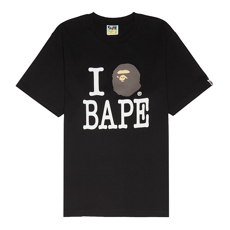 Buy A Bathing Ape I Love Bape Tee M in black 001TEK801043MBLK at