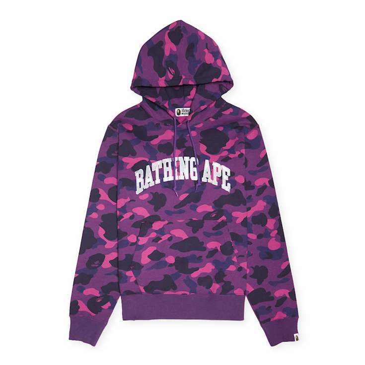 A Bathing Ape パープル パーカー M A BATHING APE Color Camo