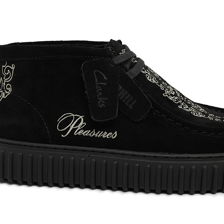 Buy Clarks x PLEASURES Torhill Woven in black | 26180267 at