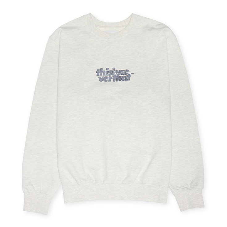 Buy thisisneverthat OL-Logo Crewneck in beige | TN251TSWCW01