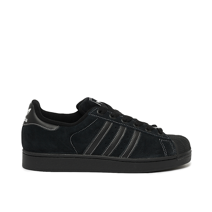 国内配送 adidas SUPER STAR II W C.BLACK/S.FUCHSIA/C.BLACK Womens adidas Superstar II Athletic Shoe - Core Black / Semi
