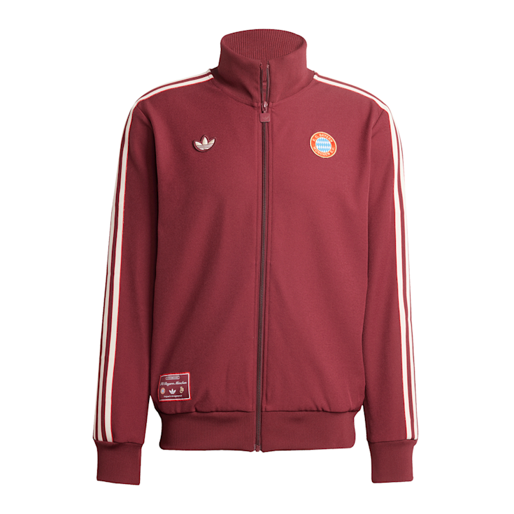 Buy adidas Originals FC Bayern Icon Track Top in rood