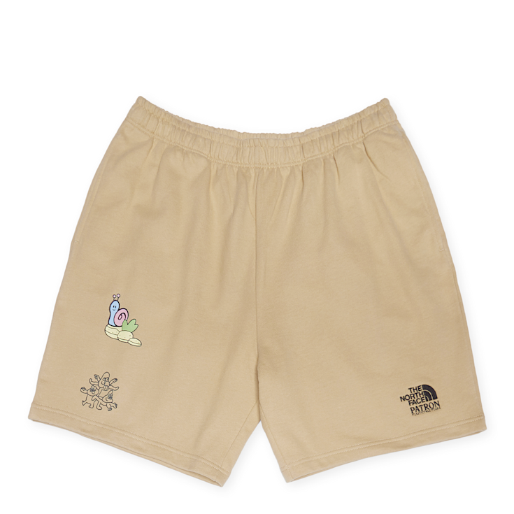 Buy The North Face Mountain Cleanup Relaxed Shorts in beige