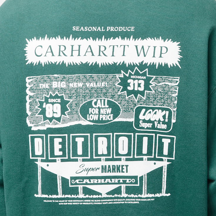 Buy Carhartt WIP Catalogue Sweatshirt in green | I034729