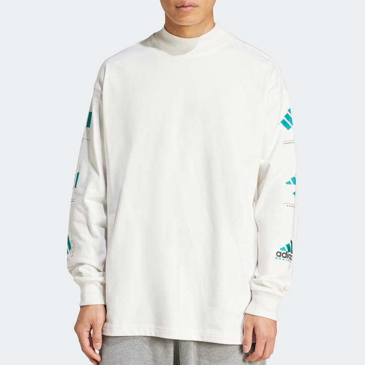 Tシャツ・カットソー ADIDAS EQT Long Sleeve Graphic Tee 5FT107 adidas-eqt-long-sleeve-graphic