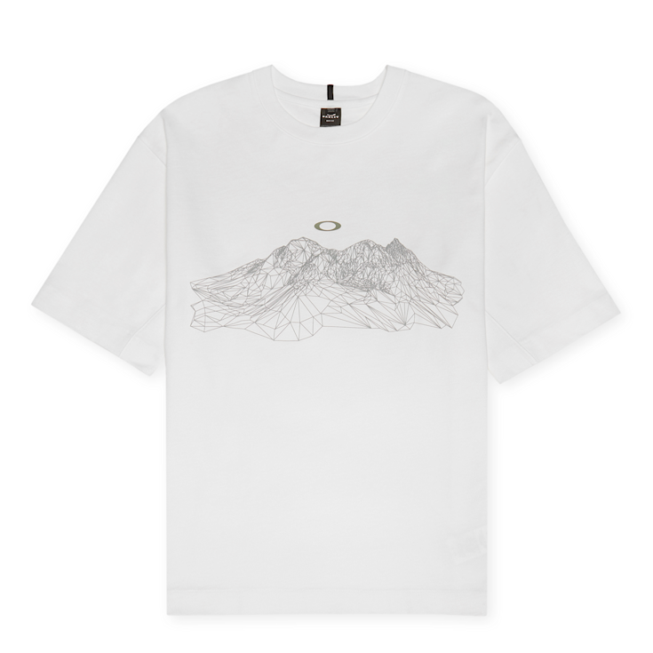 Buy Oakley Wired Mountain Scape Tee in white | FOA406858-100