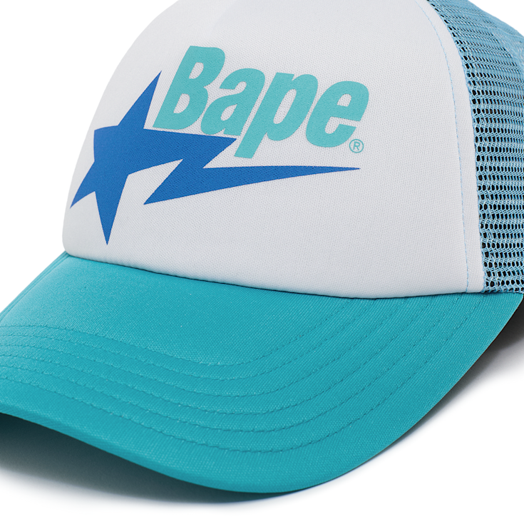 BAPE STA MESH CAP BLUE ベイプ BAPE STA MESH CAP（キャップ）｜A BATHING APE（アベイシング