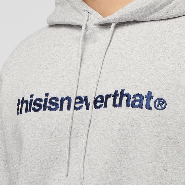 thisisneverthat T-Logo Hoodie Mサイズ グレー thisisneverthat T-Logo Hoodie - Concrete | International Store