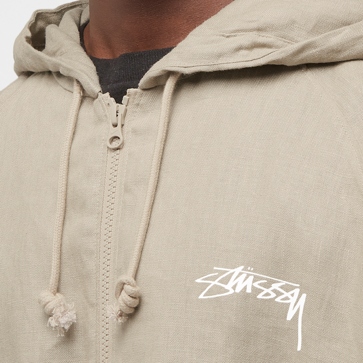 STÜSSY & NIKE LINEN SHELL JACKET M Stussy x Nike Linen Shell Jacket Black Men's - SS24 - US