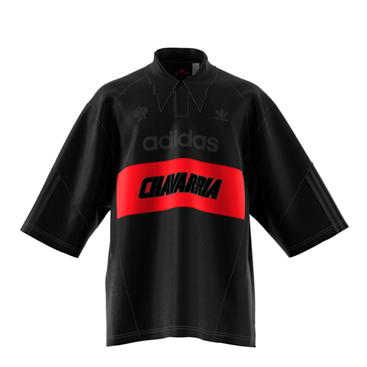 Buy adidas Originals x Willy Chavarria Polo in zwart