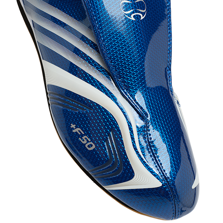 adidas Taekwondo F50 レディース スリッポン ロイヤルブルー adidas JR6025 Taekwondo F50 Womens Lifestyle Shoe - Purple