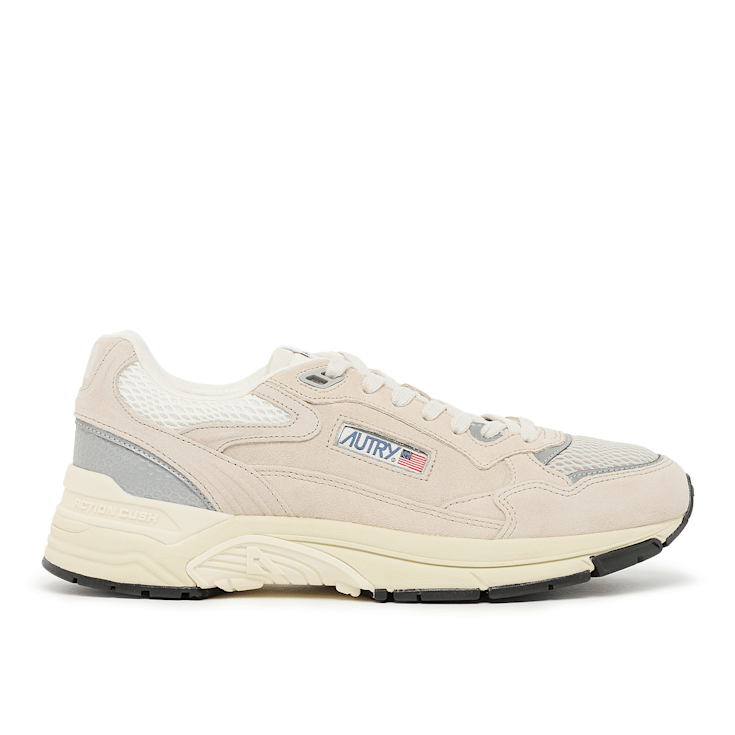 Buy Autry Hyperway Low Suede Mesh in beige | HYLMUM03 at solebox