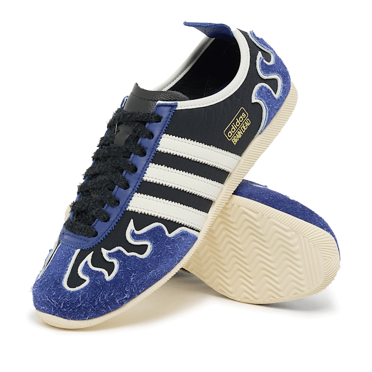 ADIDAS Brain Dead クルーネック L BrainDead_Adidas_Japan_Lo_Blue