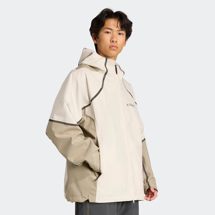 Buy adidas Originals National Geographic Jacket in beige KC2342