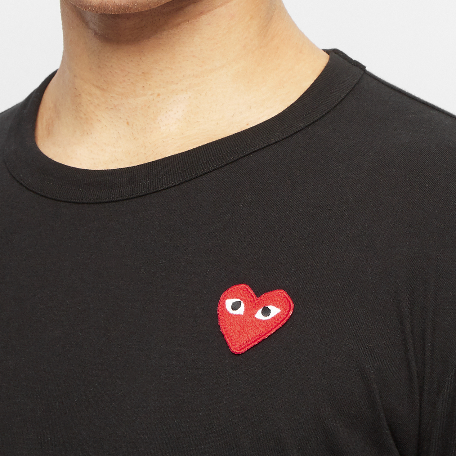 Buy Comme des Garcons Play Play Sweatshirt in black | P1N068