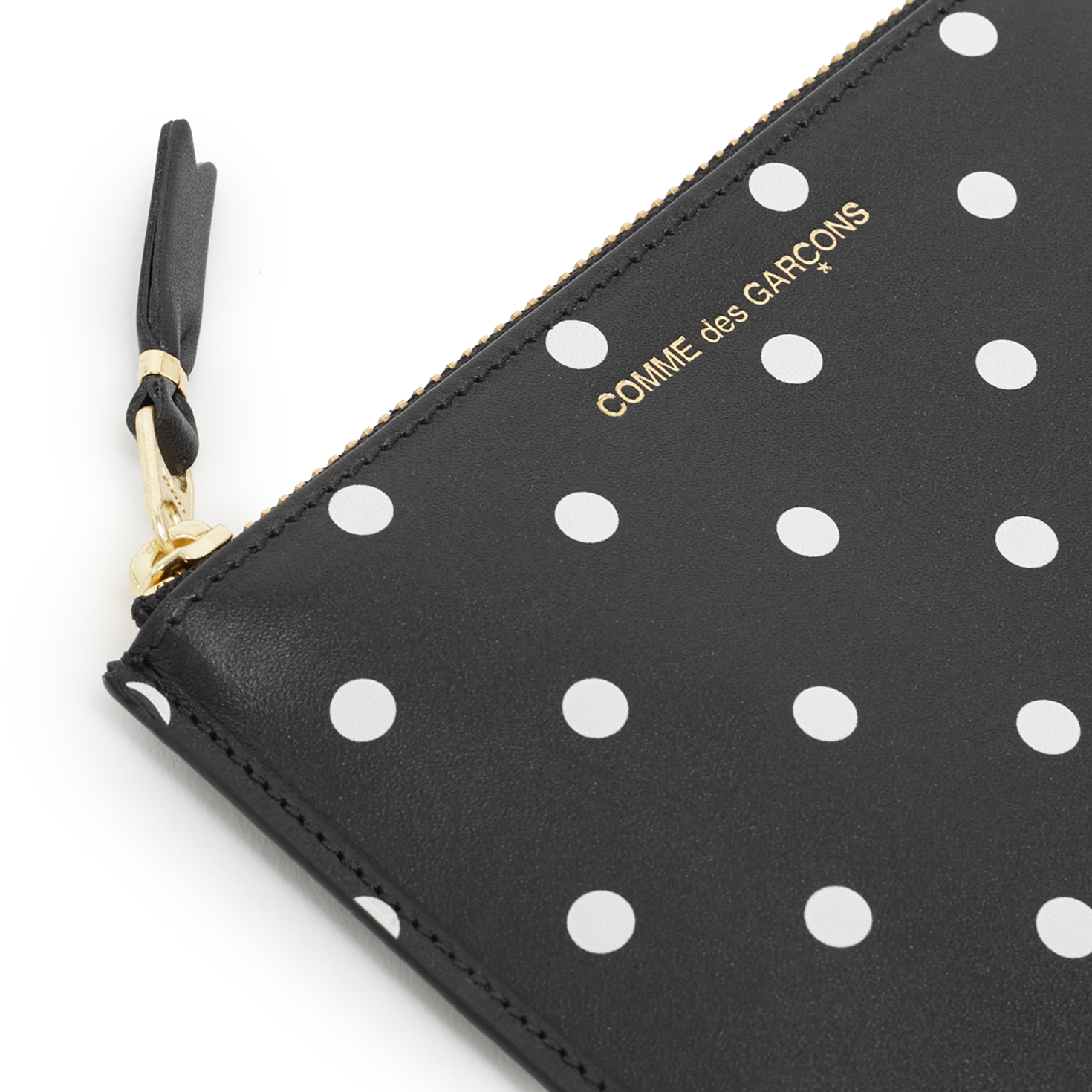 Polka Dot Commes Des Garcons Purse Dots Printed Leather Line