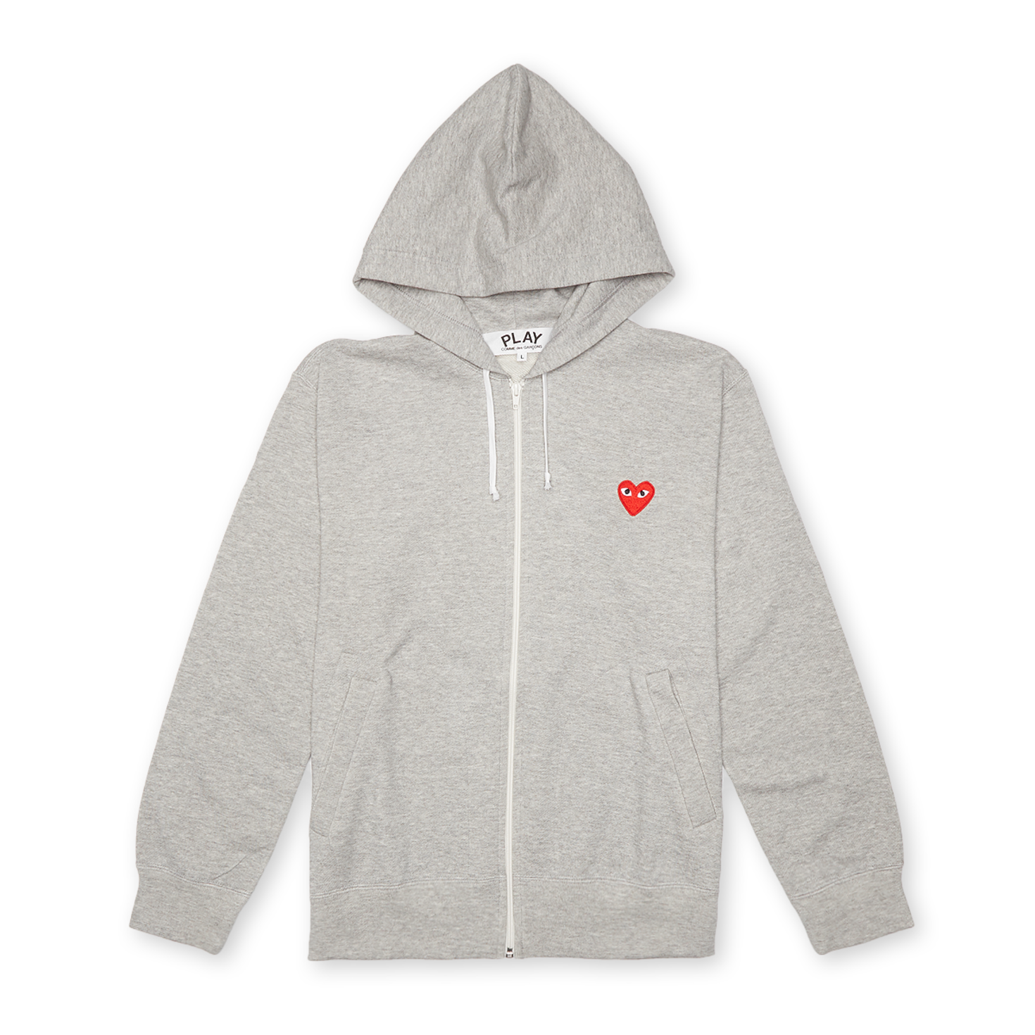 Buy Comme des Garcons Play Play Red Heart Hooded Zip