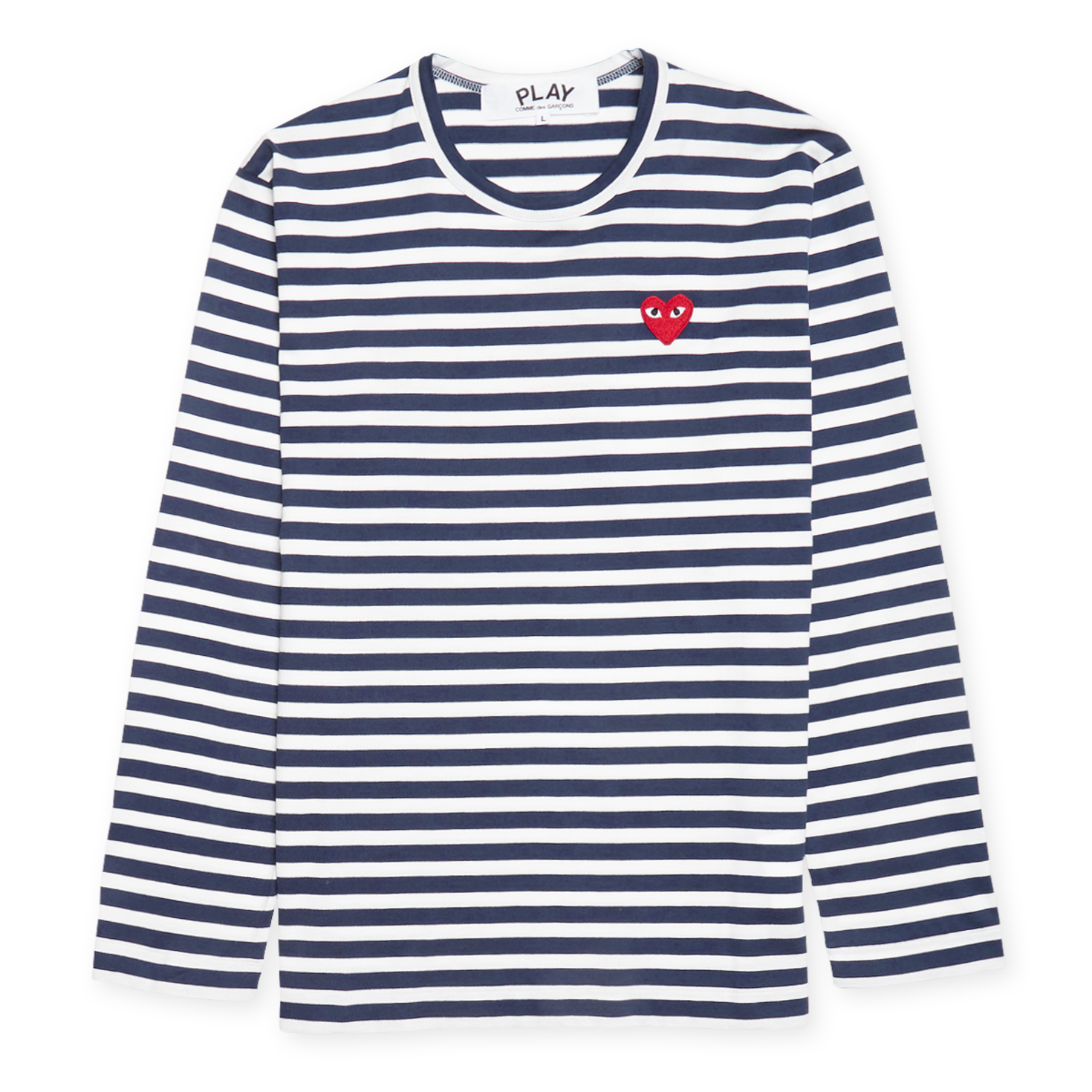 Buy Comme des Garcons Play Play Red Heart Striped Long