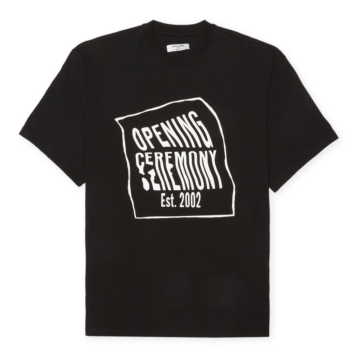 opening ceremony ロゴ TEE Buy Opening Ceremony Warped Logo Regular T-Shirt in noir