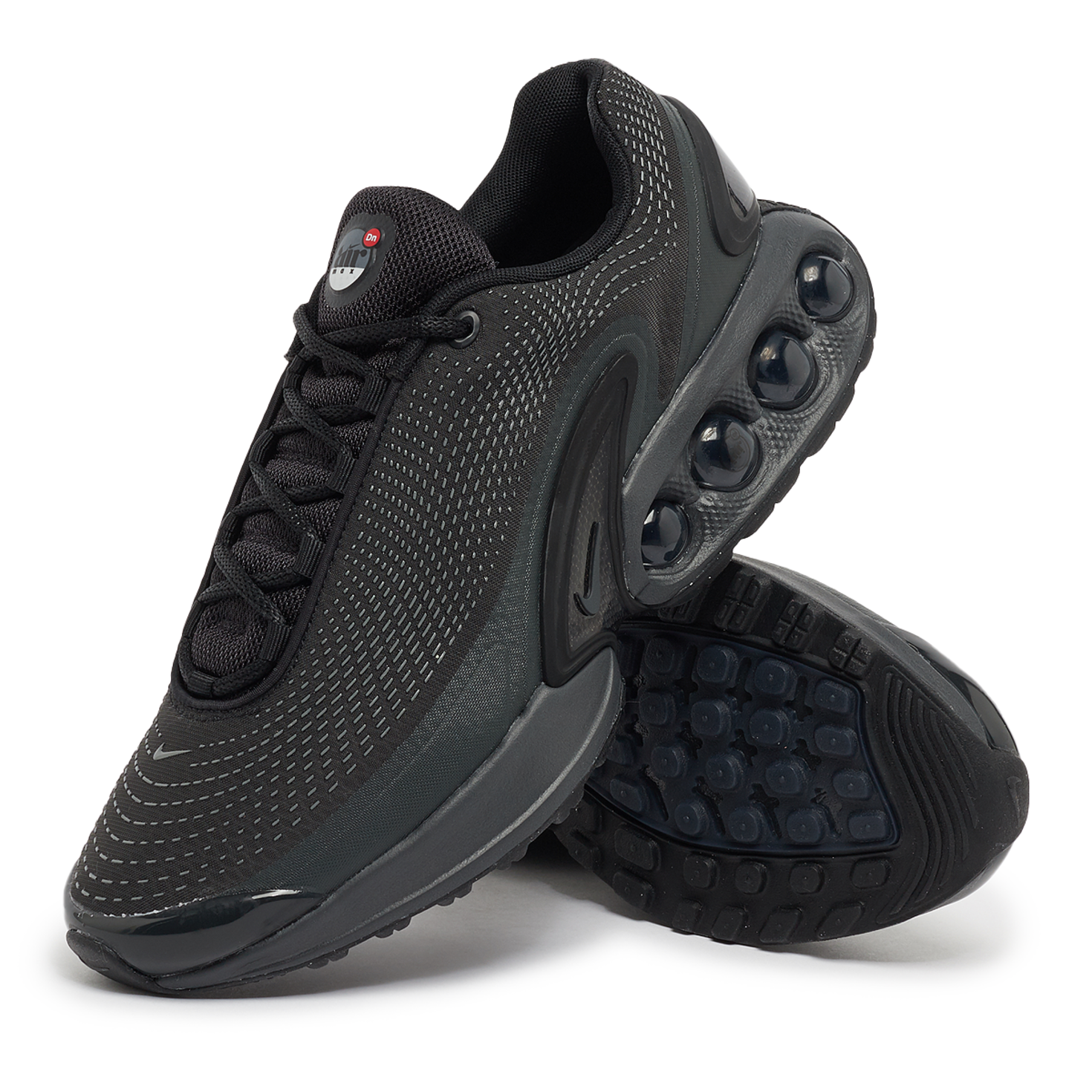 靴 Nike Air Max DN Black/llic Dark Grey Nike Air Max Dn Black Metallic Dark Grey (GS) - FB8987-004 - US