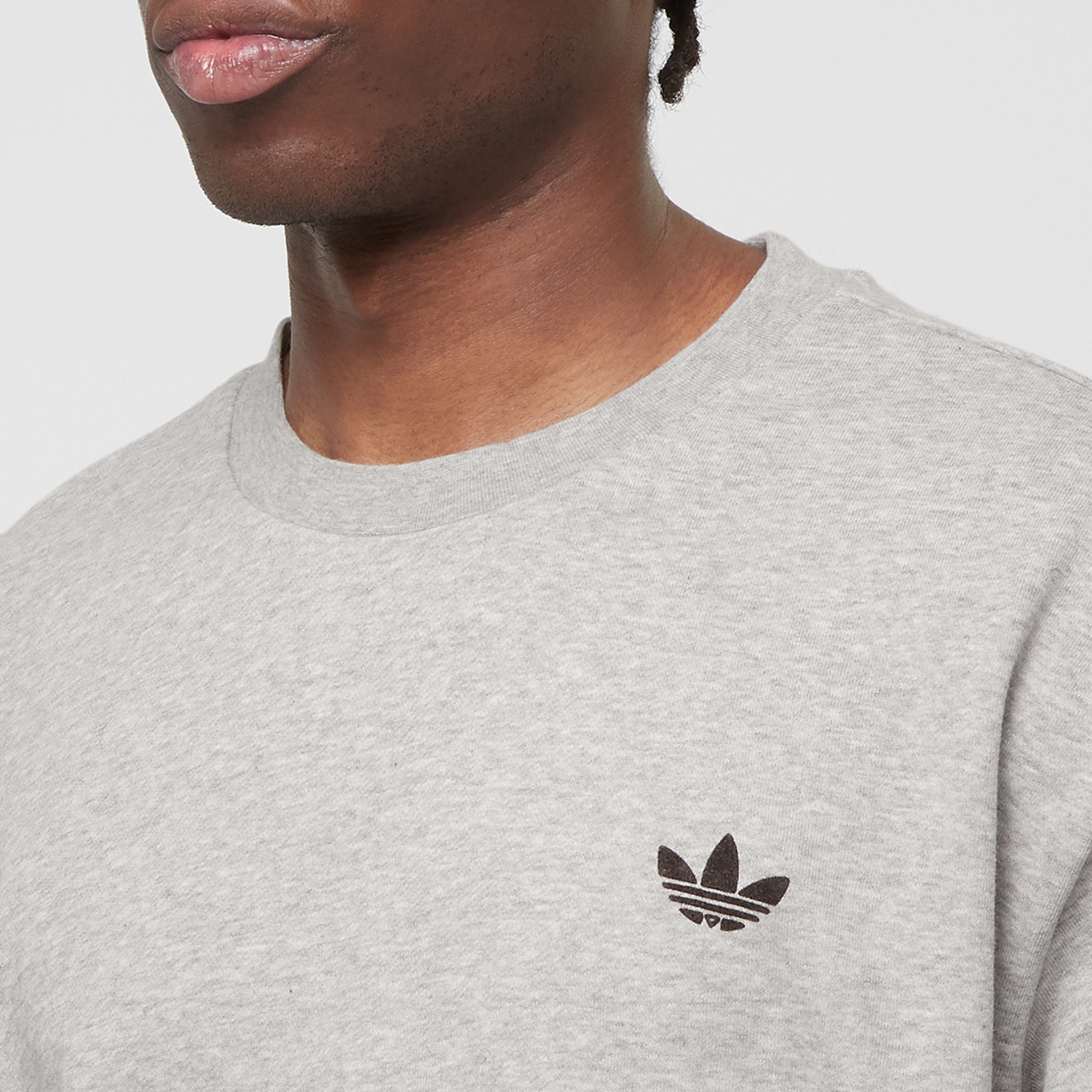 WALES BONNER｜ (IW1172 MGREY) adidas x Wales Bonner Long Sleeve Sweatshirt Asia Sizing