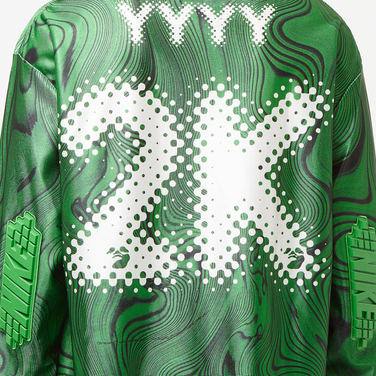 ウェア Nike x Off-White Allover Print Uniform Nike x Off-White Allover Print Uniform Black/Green XS-XXL