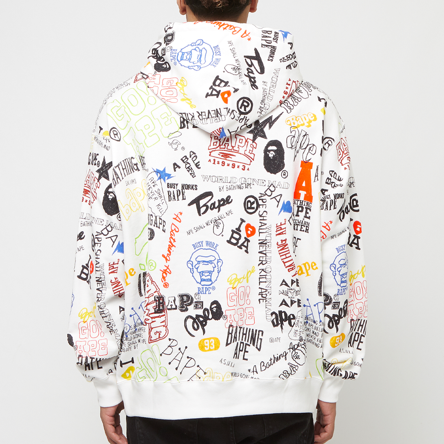 ciscodesu1  A Bathing Ape シャークデザイン Buy A Bathing Ape Hand Draw Pattern Shark Pullover Hoodie in